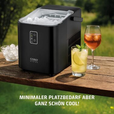 Машина для приготування льоду Caso IceChef Compact: швидке приготування, 1л бак, самоочищення, з лопаткою