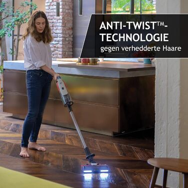 Бездротовий акумуляторний пилосос Hoover HF9 I Безсумнівна потужність та автономність до 60 хвилин I Підходить для всіх типів підлоги з LED-підсвічуванням та антизаплутувальною насадкою I 1 акумулятор