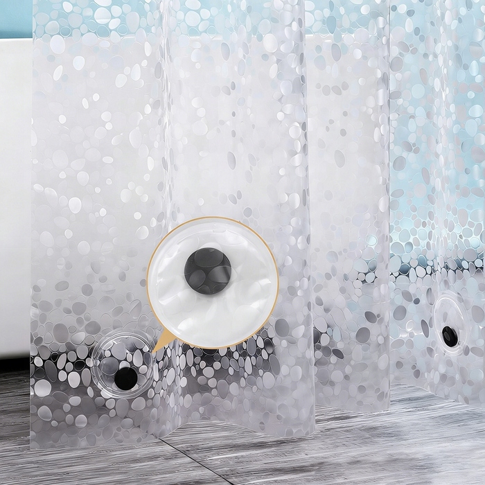 Водонепроникна та протигрибкова штора для душу, 180x200 см