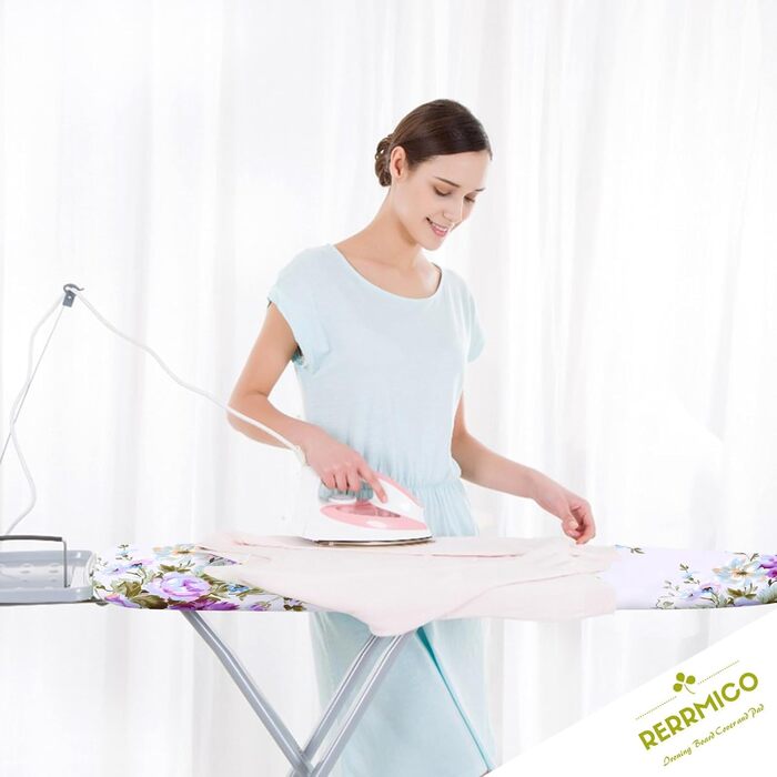 Чохол для прасувальної дошки Blossom 38x137 см, бавовна, з еластичним краєм та липучками, захист від подряпин