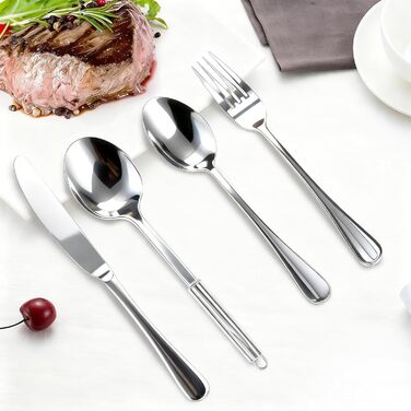 Набір кухонного приладдя для кемпінгу TIHOOK 36 шт. з нержавіючої сталі, з органайзером та 10 шампурами для гриля, для пікніків, походів та кемпінгу