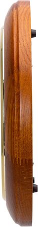Seiko Wall Clock Brown Wood (Oak) Sweeping Second QXA432B