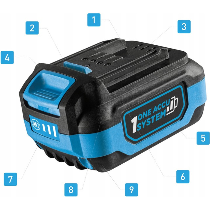 Акумуляторний шуруповерт Hoegert Technik 18 V HT2E223-B24
