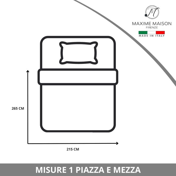Плед на ліжко 240x260 см, двосторонній дизайн, осінньо-весняний, степна підкладка, м'яка мікрофібра, Made in Italy (колір: коричневий/мока, розмір: 215x265 см)