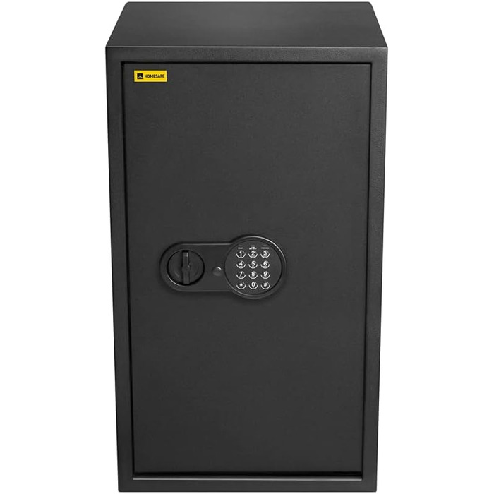 Міцний сейф HomeSafe HV24E з електронним замком: для дому, документів, грошей, прикрас, ноутбука (20x44x38 см)