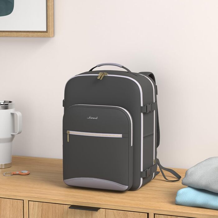 LOVEVOOK Рюкзак для ручної поклажі, 40L, для подорожей, ділових поїздок, вихідних, для ноутбука 17