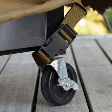 Чохол для гриля Classic Accessories Veranda M, водонепроникний, для середніх BBQ-грилів, з вентиляційними отворами, захист від усіх погодних умов, 147x76x122 см, бежевий