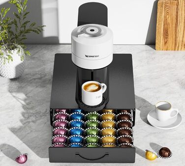 Тримач для капсул кави Nespresso Vertuo та Dolce Gusto на 50 капсул, металевий, для Nespresso машина (Vertuo 40)