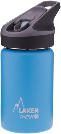 Laken Kantine & Water Bottle Jannu Thermos Flask made of 18/8 Stainless Steel and Double-Walled Vacuum (350 ml, Light Blue)