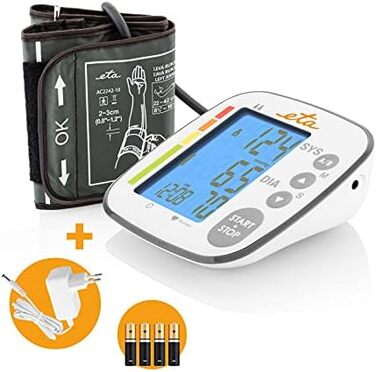 Тонометр на плече ETA для 2 осіб, пам'ять 2x250 записів