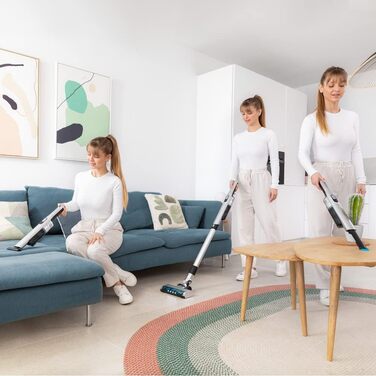 Вертикальний бездротовий пилосос Cecotec Scoba Agile Jalisco: 210W, 20kPa, 45 хвилин роботи, моторний насадка