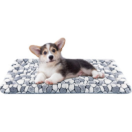 VANKEAN Stivoe Dog Cage Pad, Reversible (Cool and Warm), Soft Pet Sheep Mat Dog Bed for Crate, Suitable for Small to XX-Large Dogs and Cats, Machine Washable Crate Beds (S)