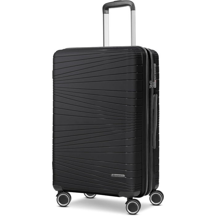 Набір валіз Franky Dallas 3.0 (3 шт.) | Чорний | TSA-замок, 4 колеса, об'єм 36/60/92 л