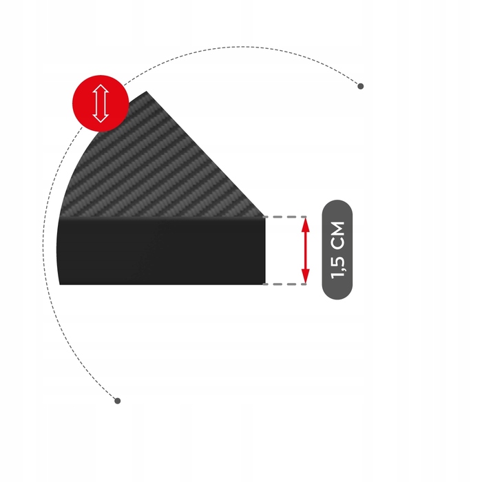 Ігровий стіл Huzaro Hero 6.3, чорний