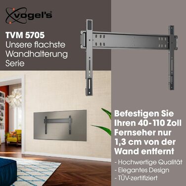 Кронштейн настінний для телевізора Vogel's TVM 5505 Ultraflat 32-77
