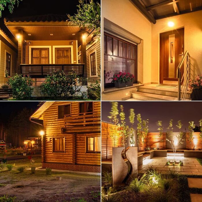 Outdoor RGB LED Spotlight, Color Changing 80W, DIY Strobe Mode, RGB LED Floodlight, Timer, Bluetooth, IP66 Waterproof