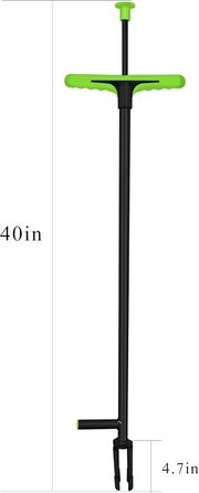 FLORA GUARD 100cm Weed Puller for Standing, 4 High-Strength Claws Made of Hardened Steel and Foot Pedal, Easy Weeding, No Bending Required, Ideal Tool for the Garden