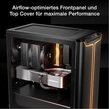 be quiet! Pure Base 501 DX Black - корпус ПК з 3 вентиляторами Pure Wings 3 140mm PWM, RGB підсвічування