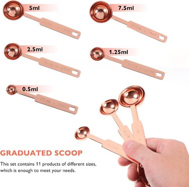 Baking Measuring Cups Measuring Spoons Cooking Spoon Milk Coffee Measuring Baking Utensils Measuring Spoons - Cups Measuring Utensils Tablespoon Measuring Spoons Mini 430 Stainless Steel Whisk