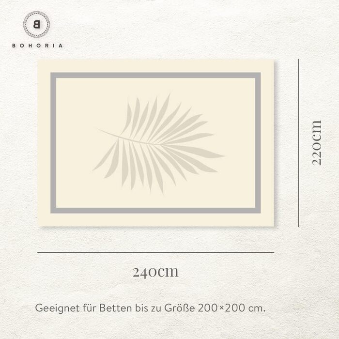 BOHORIA® Premium Muslin Throw Blanket 220x240cm Namaste | extra large | 100% Cotton | Throw for Sofa, Armchair & Bed | Cozy Blanket Sofa Blanket Wool Blanket Living Room Blanket (220 x 240 cm, Plum)