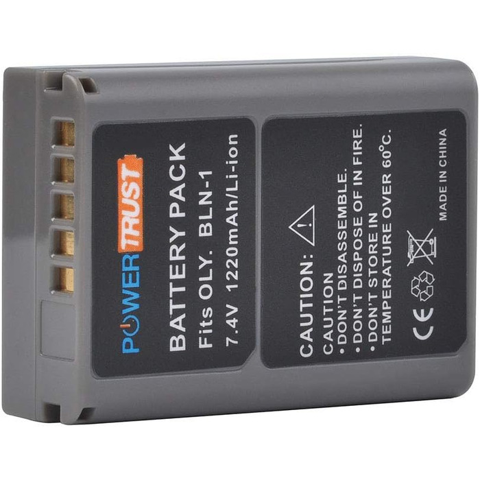 Акумулятор Olympus BLN-1 + Зарядний пристрій для камер E-M5 Mark II, OM-D, E-M1, E-M5, E-P5, Pen-F, HLD-6