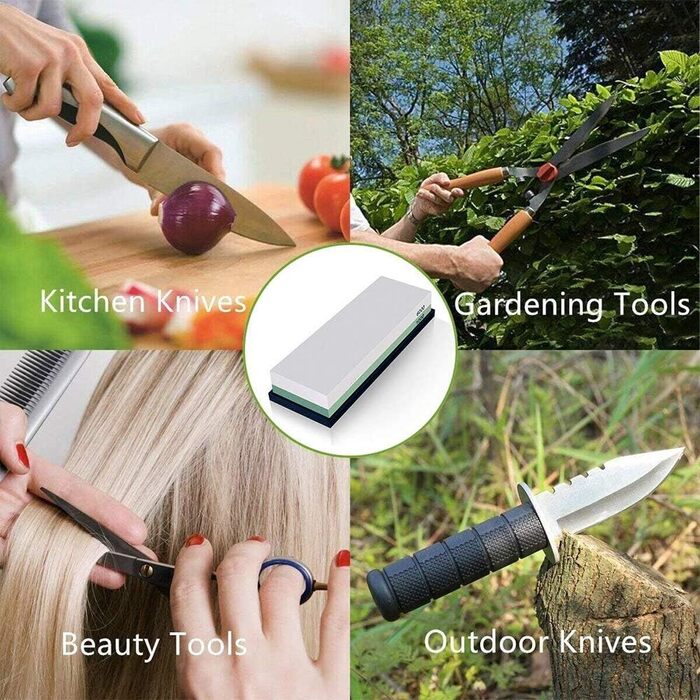 Двобічний алмазний точильний камінь Kalolary 1000/4000 для ножів, ножниць, кухонних та туристичних інструментів