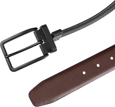 Чоловічий двосторонній ремінь Kenneth Cole REACTION, чорний/коричневий