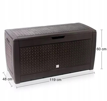 Садовий бокс для зберігання Matuba 310л, колір umbra - Prosperplast MBM310-440U