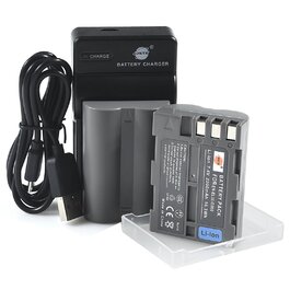 Акумулятор DSTE EN-EL3E (2 шт.) та Micro USB зарядний пристрій - сумісний з Nikon D30, D50, D70, D70S, D90, D80, D100, D200, D300, D300S, D700