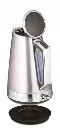 Електричний чайник Zelmer ZCK7956 Elegant Line, 2200 Вт, 1,7 л, сріблястий/сірий