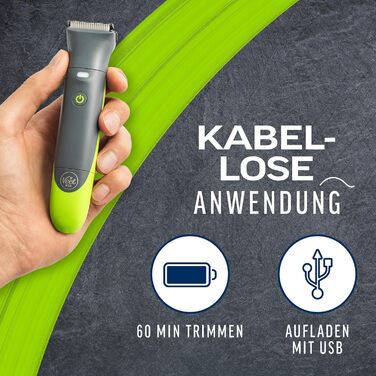 Тріммер Veet Men Intimate - для тіла та зони бікіні, водостійкий | Veet