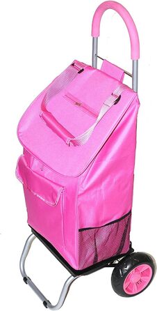 Складаний візок для покупок dbest products Trolley Dolly, рожевий