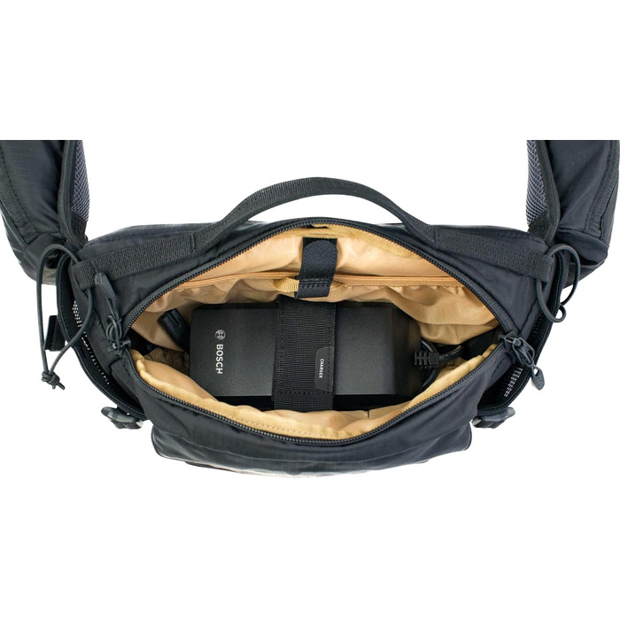 EVOC Hip Pack Pro E-Ride: нагрудник для електровелосипеда (3л, AIRFLOW, Airo Flex, Ventі Flap, тримач для пляшки)
