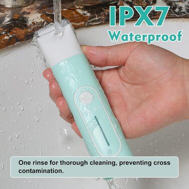 Професійна машинка для стрижки собак та котів Hoofun 4-в-1, IPX7, бездротова, з 4 насадками, для собак, котів, кроликів (біла/блакитна)