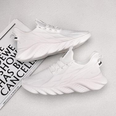 Жіночі кросівки для ходьби, бігу та трекінгу - EGMPDA. Легкі, дихаючі, білі (38 EU)