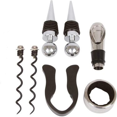 Набір для відкриття вина з фольєзорізачем та кришкою Screwpull, подарункова коробка