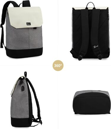 LOVEVOOK Рюкзак для підліток, дівчаток: водонепроникний, з відділенням для ноутбука 15.6