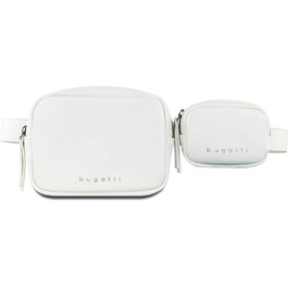 Сумка на пояс Bugatti Almata White - біла, оригінальна