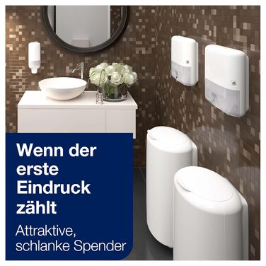 Tork Xpress Mini Spender for Multifold Towels White H2, Single Towel Dispensing, Elevation Design, 552100