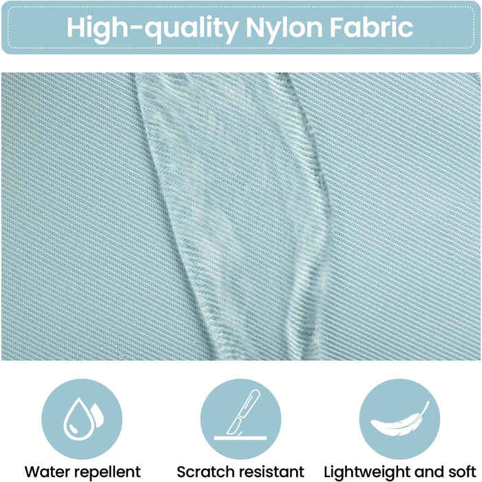 Шкільний рюкзак для дівчаток-підлітків: стильний та водонепроникний, 3-9 клас, для школи та подорожей, блакитний (8529)