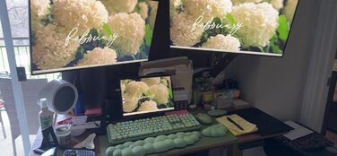 Підставка під зап'ястя JIKIOU Cloud з екошкіри та пам'ятіюючого пінопласту, ергономічна підкладка для клавіатури з протиковзаючою основою для ноутбука, Mac, геймінгу та офісу (колір: пастельний зелений)
