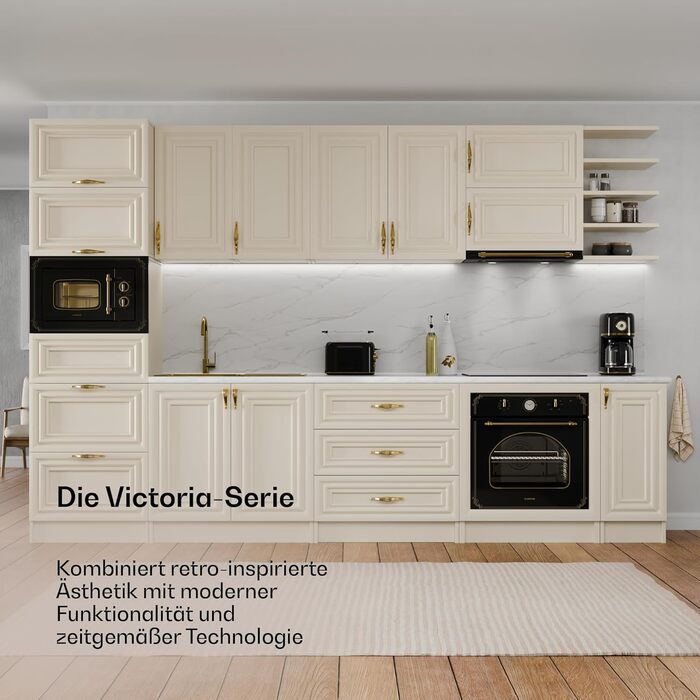Ретро-кавомашина Klarstein Victoria: фільтр-кавоварка на 1,5 л (до 12 чашок) з функцією підігріву, системою антикрапля та автовимкненням, чорна