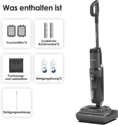 Вертикальний миючий пилосос Tineco Floor ONE S7 Stretch Ultra з функцією FlashDry та системою DualBlock