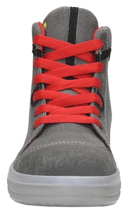 Робочі черевики ELTEN VINTAGE Mid ESD S3 для чоловіків, шкіряні, з металевим носком, легкі, спортивного стилю, сірого кольору, розмір 46 EU