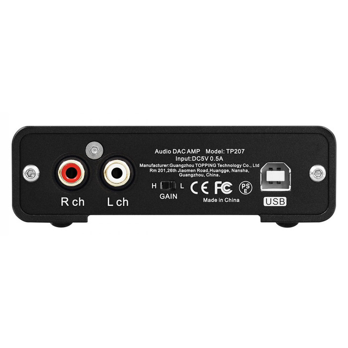 Настільний підсилювач для навушників Topping DX1