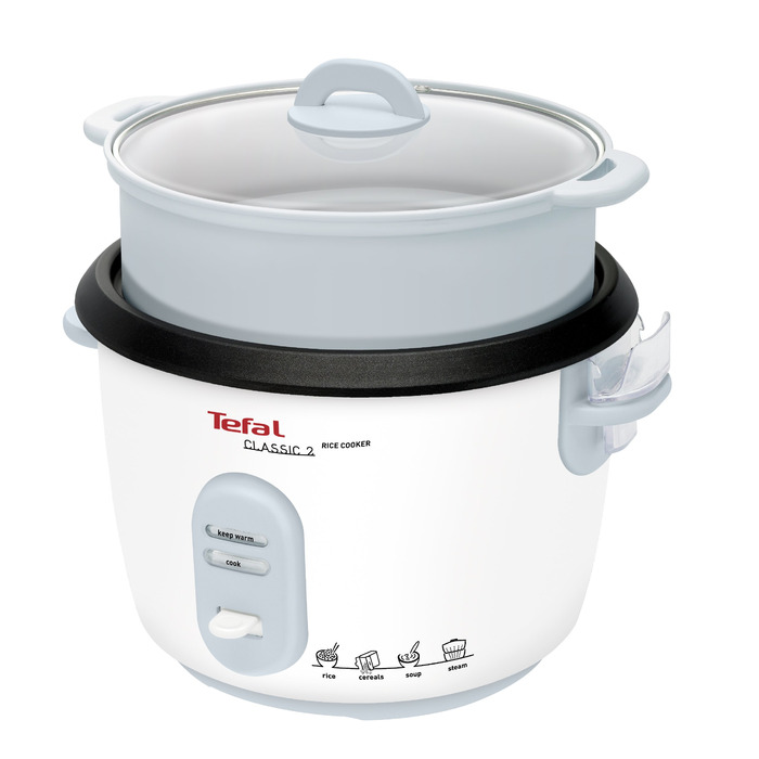 Мультиварка Tefal RK8121 45 в 1 з LCD-дисплеєм, 5л, нержавіюча сталь – для рису, каш, супів та інших страв