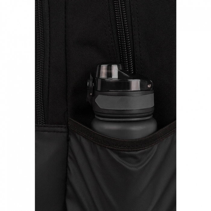 Великий місткий підлітковий шкільний рюкзак Soul Black CoolPack, чорний