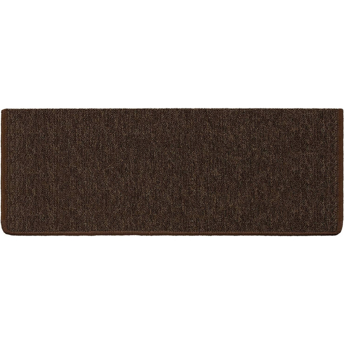 Сходинкові килимки Casa Pura London, 15 шт., 11 кольорів, антиковзаючі, міцна фіксація, кутова рейка, темно-коричневий