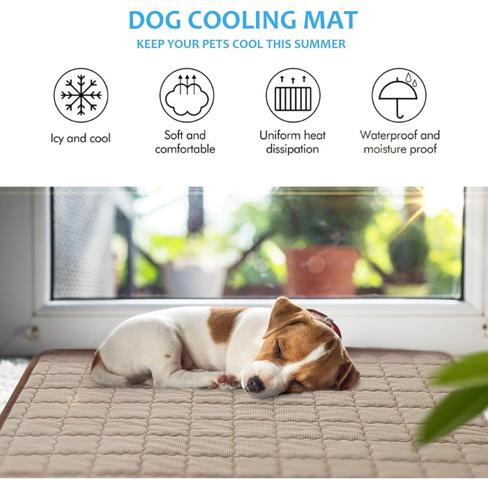 Кühlmatte für Hunde NIBESSER - Охолоджуючий килимок для собак NIBESSER, 40x30 см, коричневий