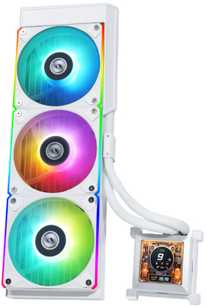 Рідинне охолодження Lian Li Hydroshift LCD Silent 360mm White (360S)